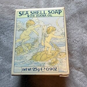 Vintage Crabtree & Evelyn Savon Coquillage Shell Soap Jojoba Oil